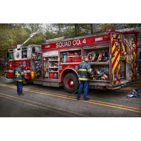 5d Fireman Firefighter Diamond Painting Kit Premium-16