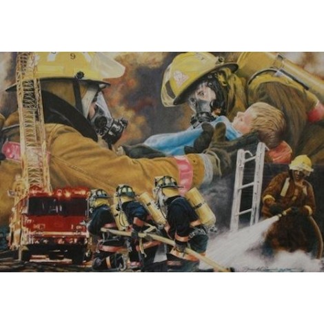 5d Fireman Firefighter Diamond Painting Kit Premium-23