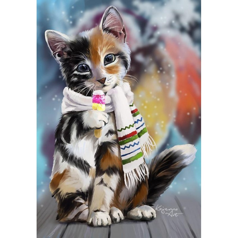 5d Cat Diamond Paint...