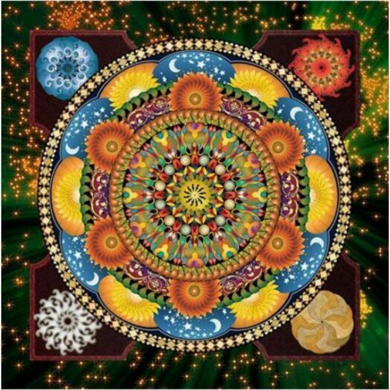 Mandala Blue And Yel...