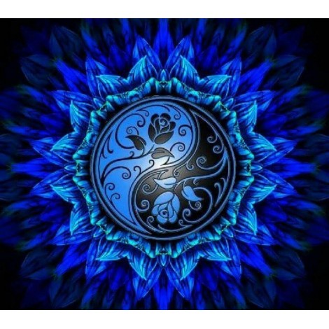 Mandala Yin And Yang Diamond Painting Kit