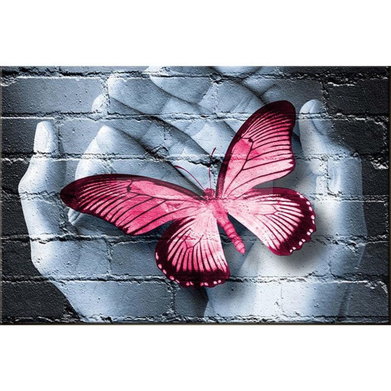 Butterfly in the han...