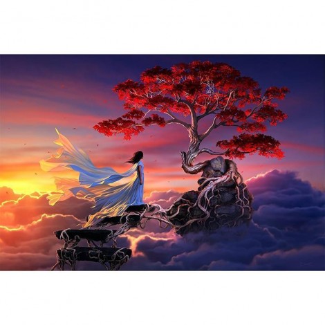 People And Tree Diamond Painting Kit