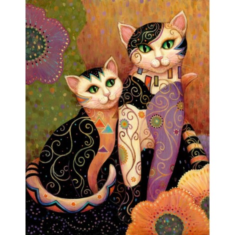 5d Cat Diamond Painting Kit Premium-57