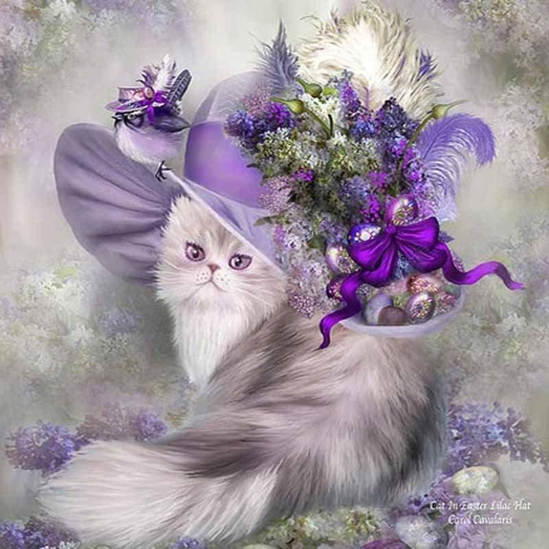 5d Cat Diamond Paint...