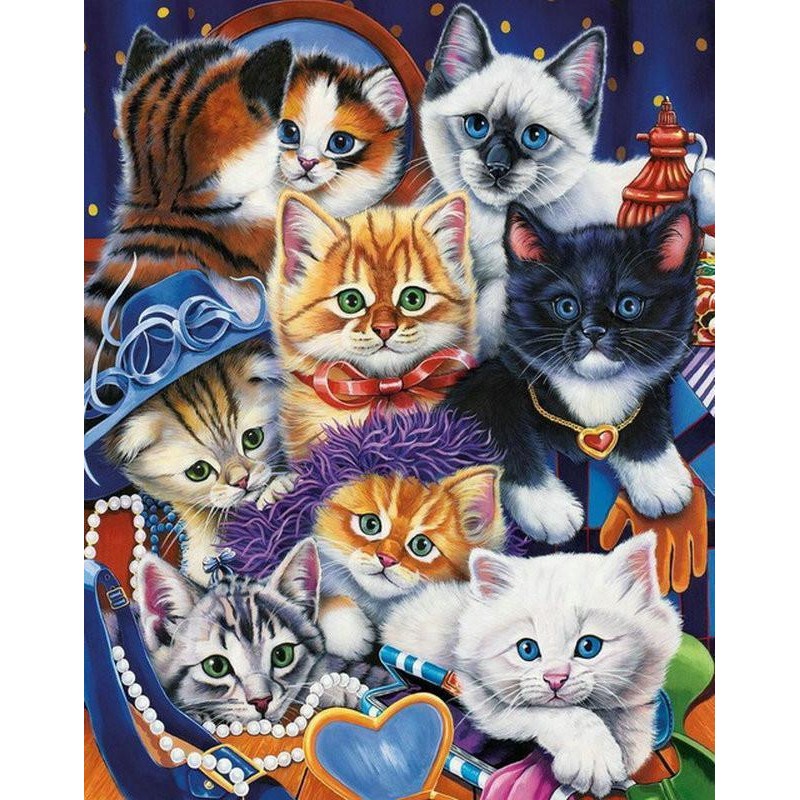 5d Cat Diamond Paint...