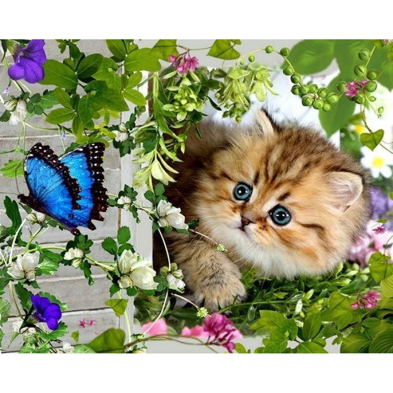 5d Cat Diamond Paint...