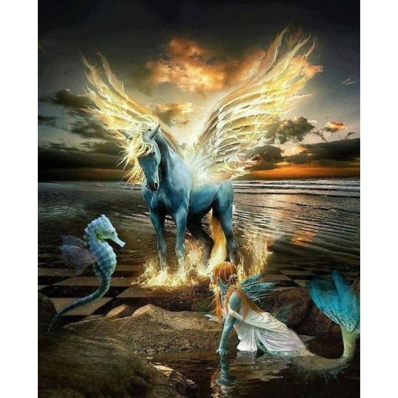 Mermaid And Unicorn ...