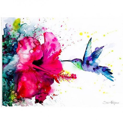 Hummingbird Of Rhinestones Diamond Painting Kit