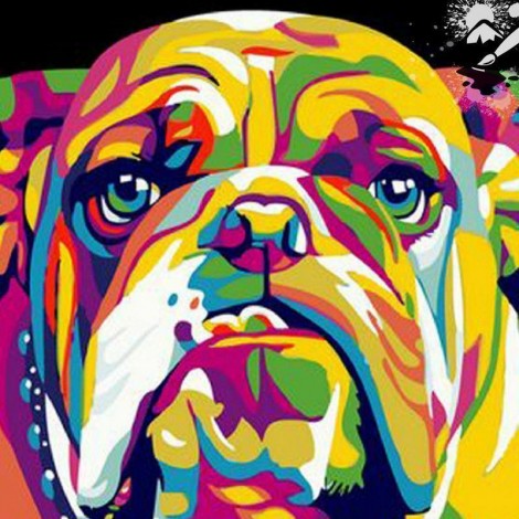 Bulldog Colors Diamond Painting Kit