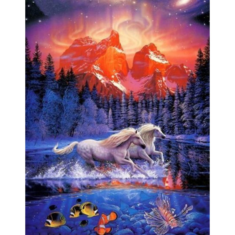 Horses Fish Diamond ...