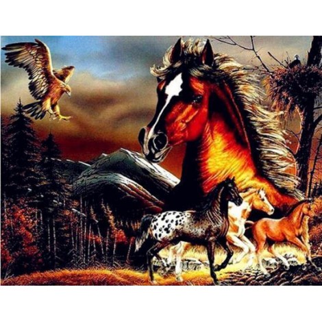 Horses Fast Diamond Painting Kit