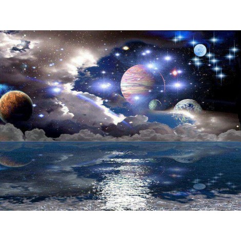Space Planets Diamond Painting Kit