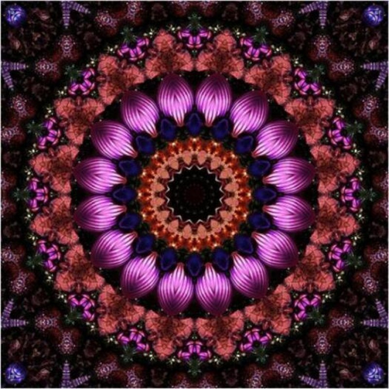 Mandala Purple Diamo...